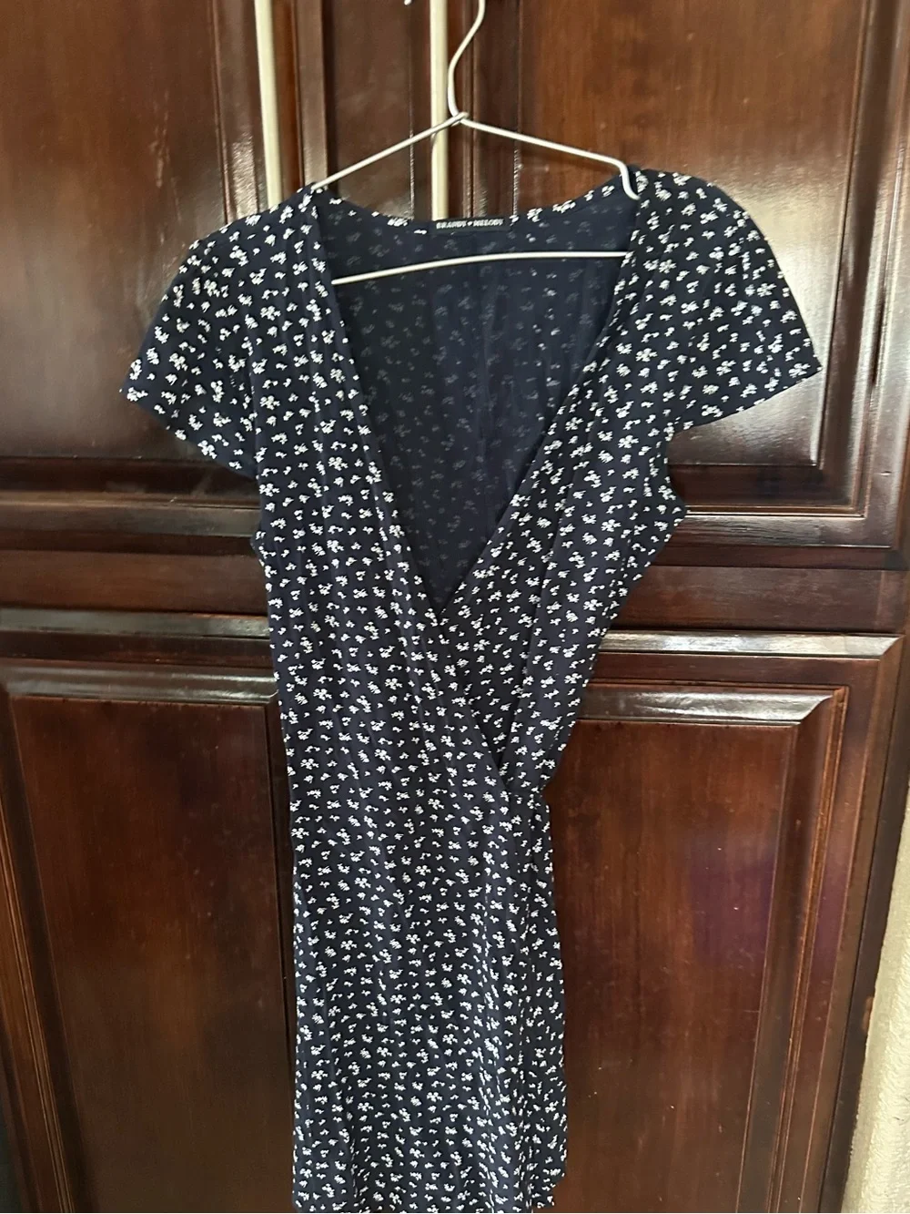Brandy Melville Inspired Floral Wrap Dress - Picture 1 of 5